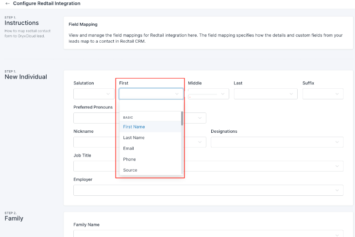 Pushing Contacts to Redtail