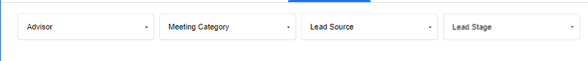 Appointments filters